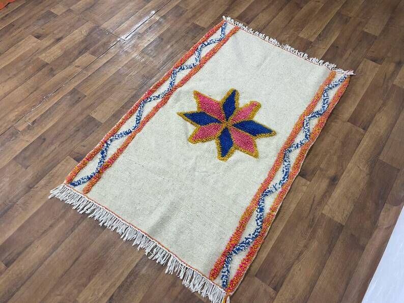 Vintage Moroccan kilim rug 150/250cm