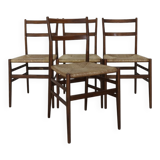 Leggera Model Chairs Designed by Gio Ponti for Cassina, Italy, 1950s, Set of 4