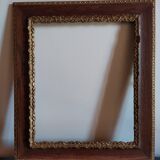 Cadre en bois et stuc doré ancien 47 cm x 54 cm