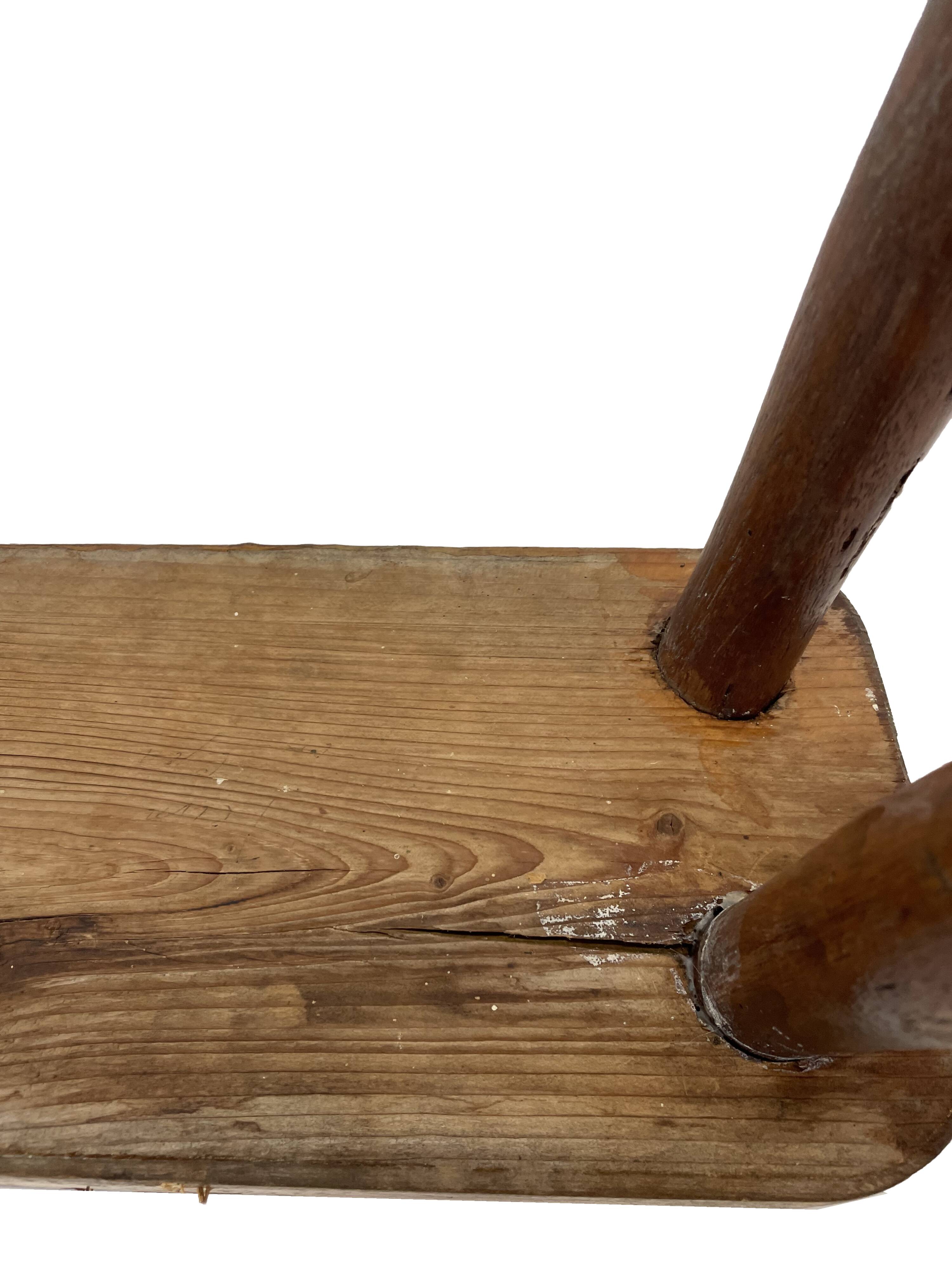 Small wabi sabi table 1950s design minimalist brutalist