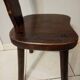 Old wooden chair brutalist vintage assembly