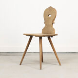 19th century antique Primitive mountain chair