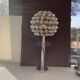 Vintage Kinetic Lamp Shade Kare Plexi Chrome Space Age