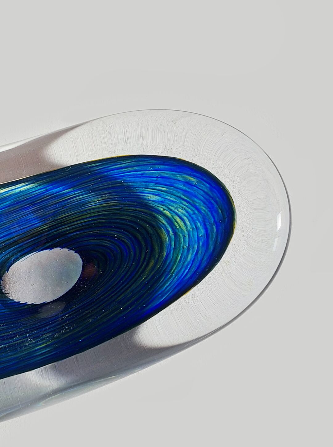Vide Poche en verre épais de Murano