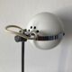 Lamp white eyeball aluminor vintage 1960 lamp
