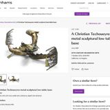 Coffee table by Christian Techoueyres