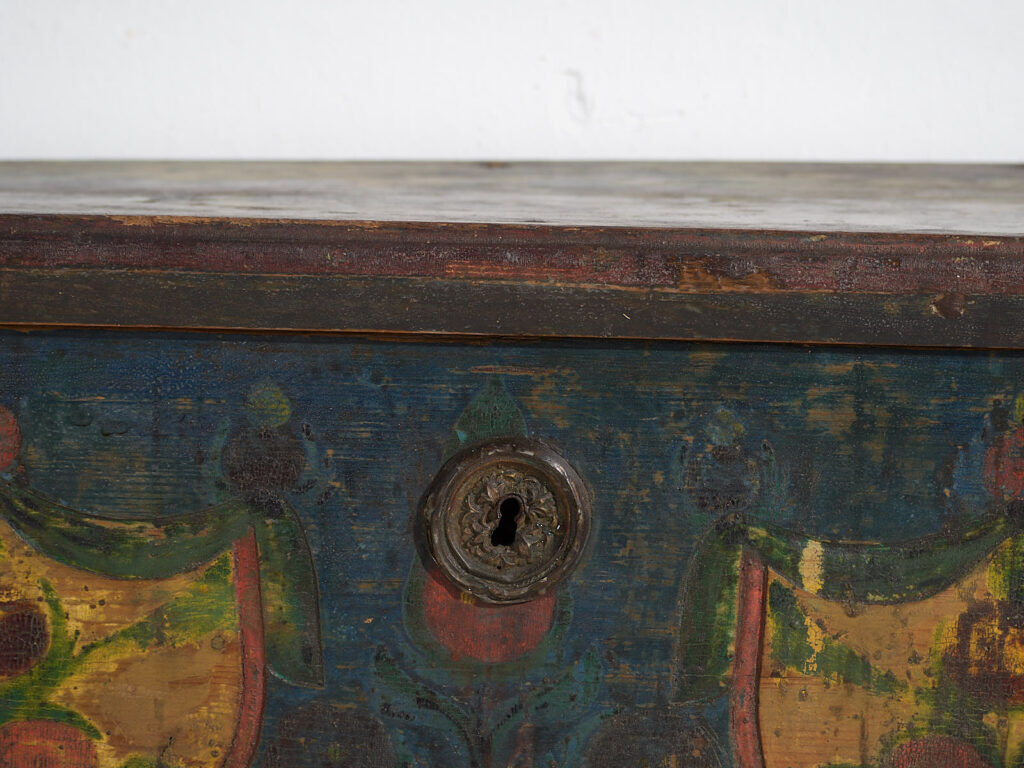 Old hand-painted mallet – Central Europe (circa 1850)
