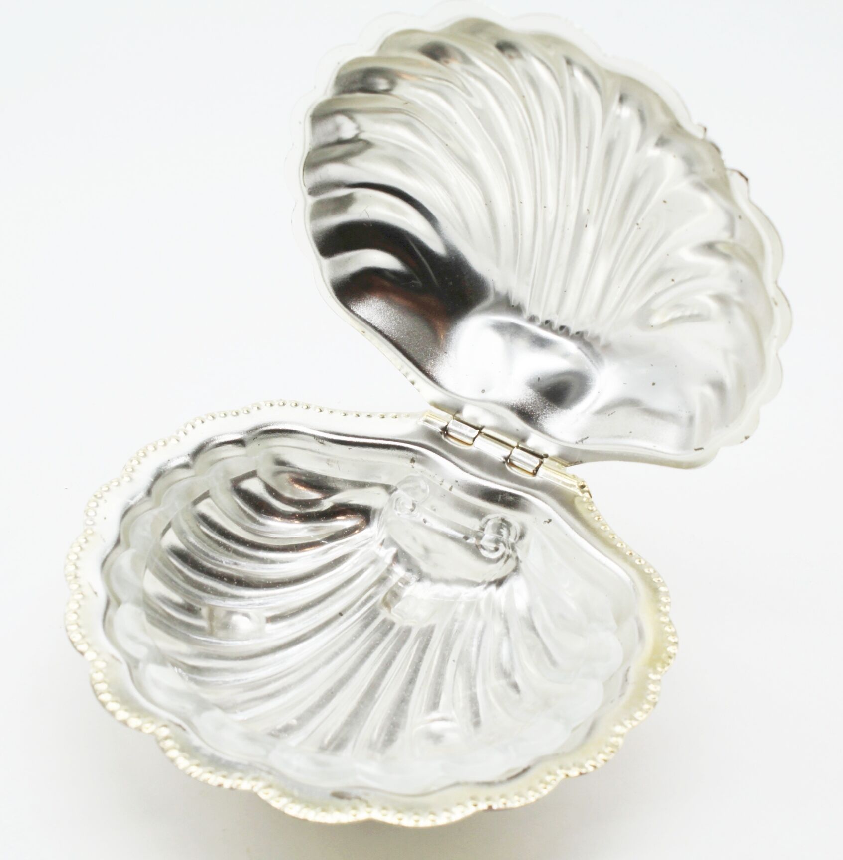 Beurrier en forme de coquillage vintage