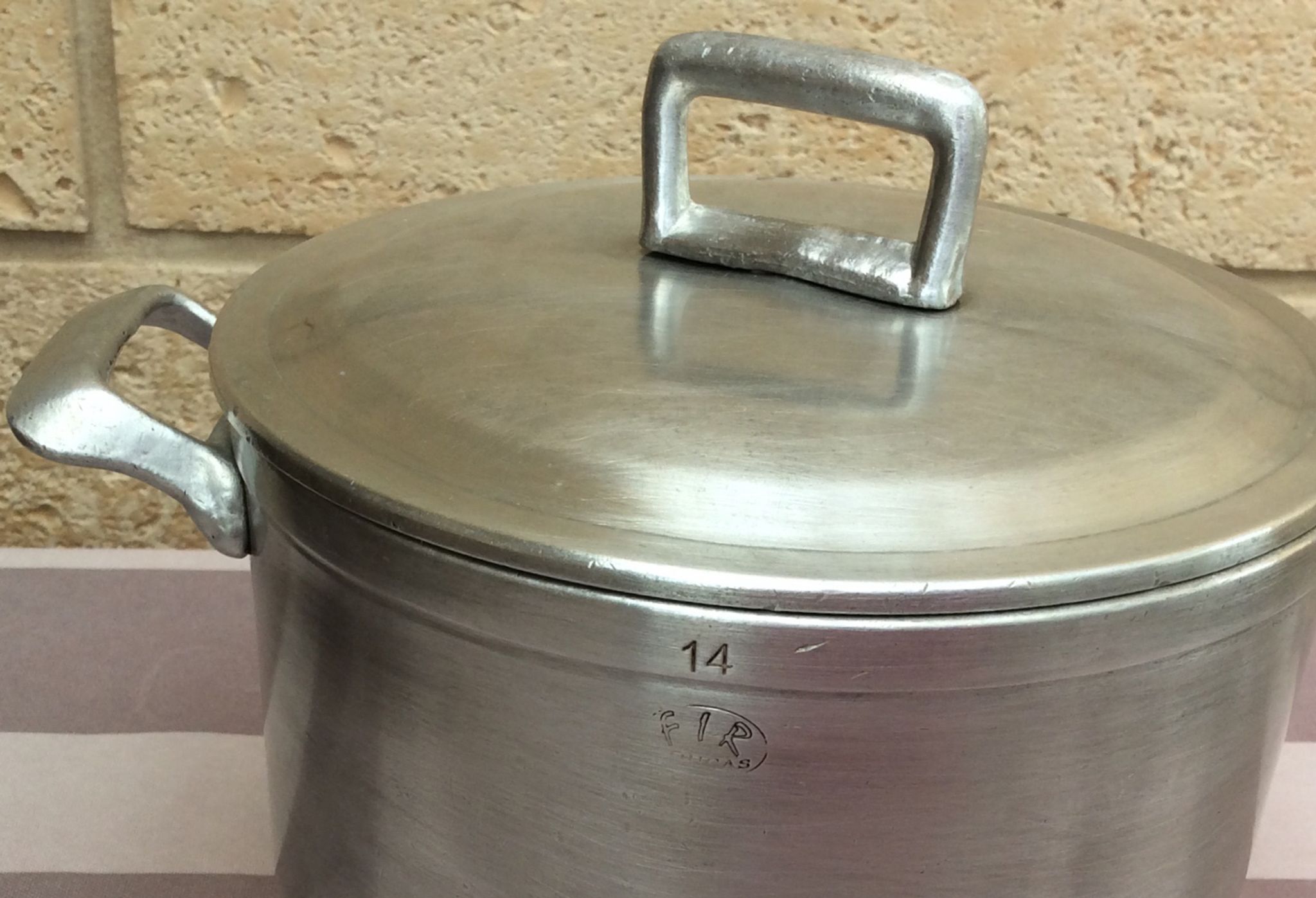 Casserole aluminium vintage