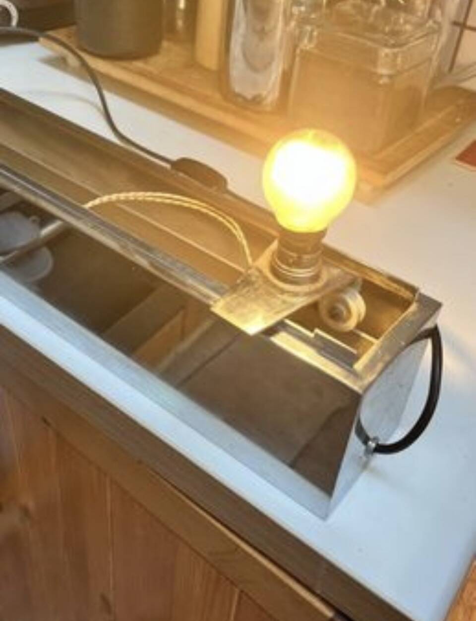 Vintage lamp (1970) Serge Mansau