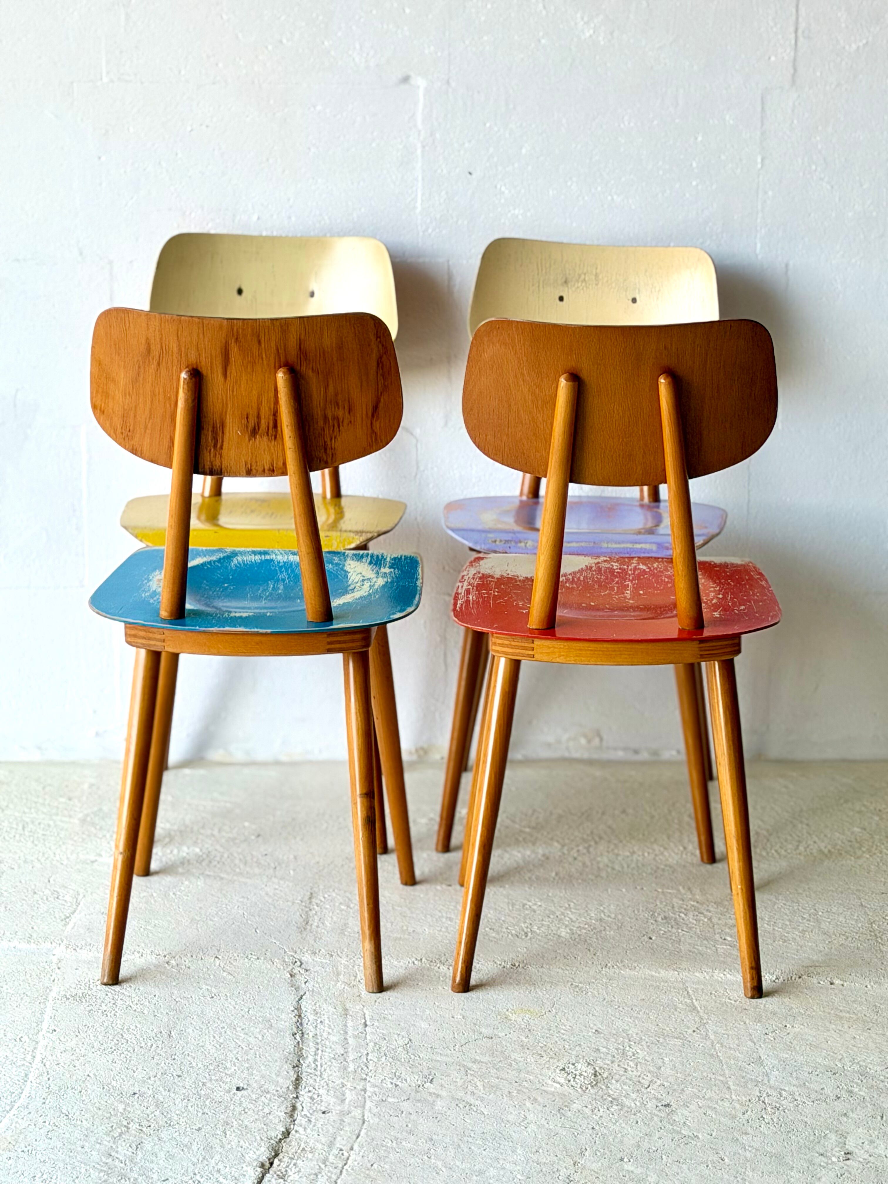 Bistro Chairs from Ton, 1960’