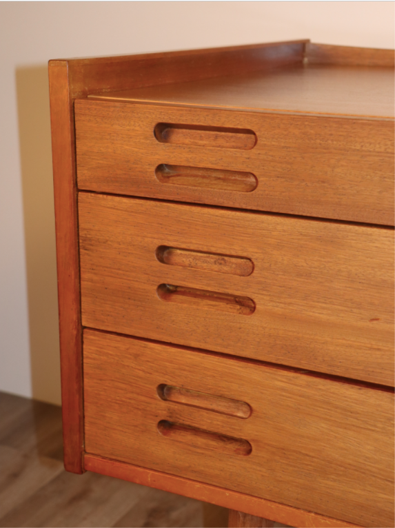 Scandinavian teak office 1960