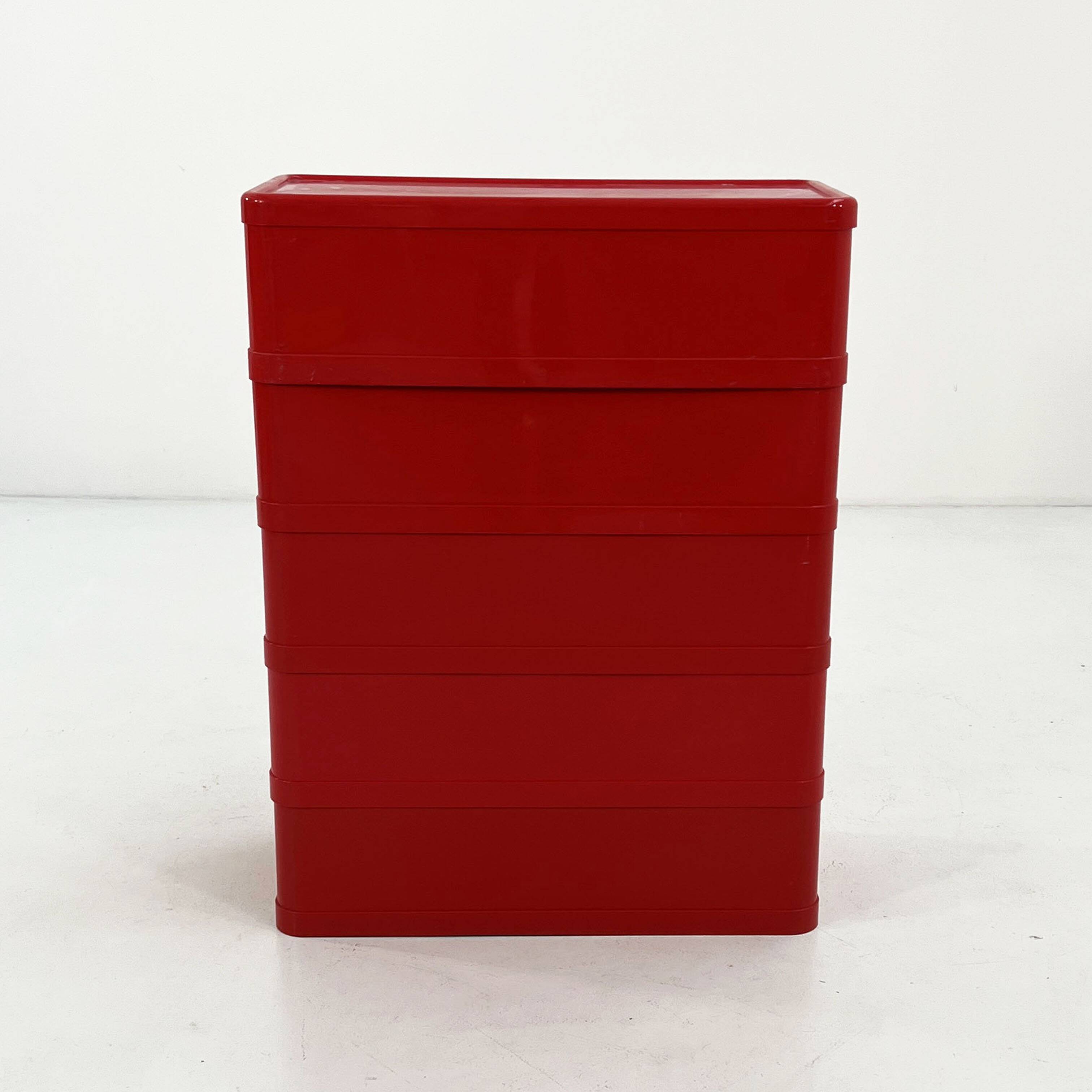 White cabinet model "4964" by Olaf Von Bohr for Kartell, 1970