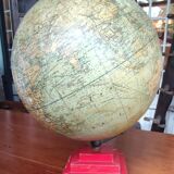 Old globe in plaster G.Thomas