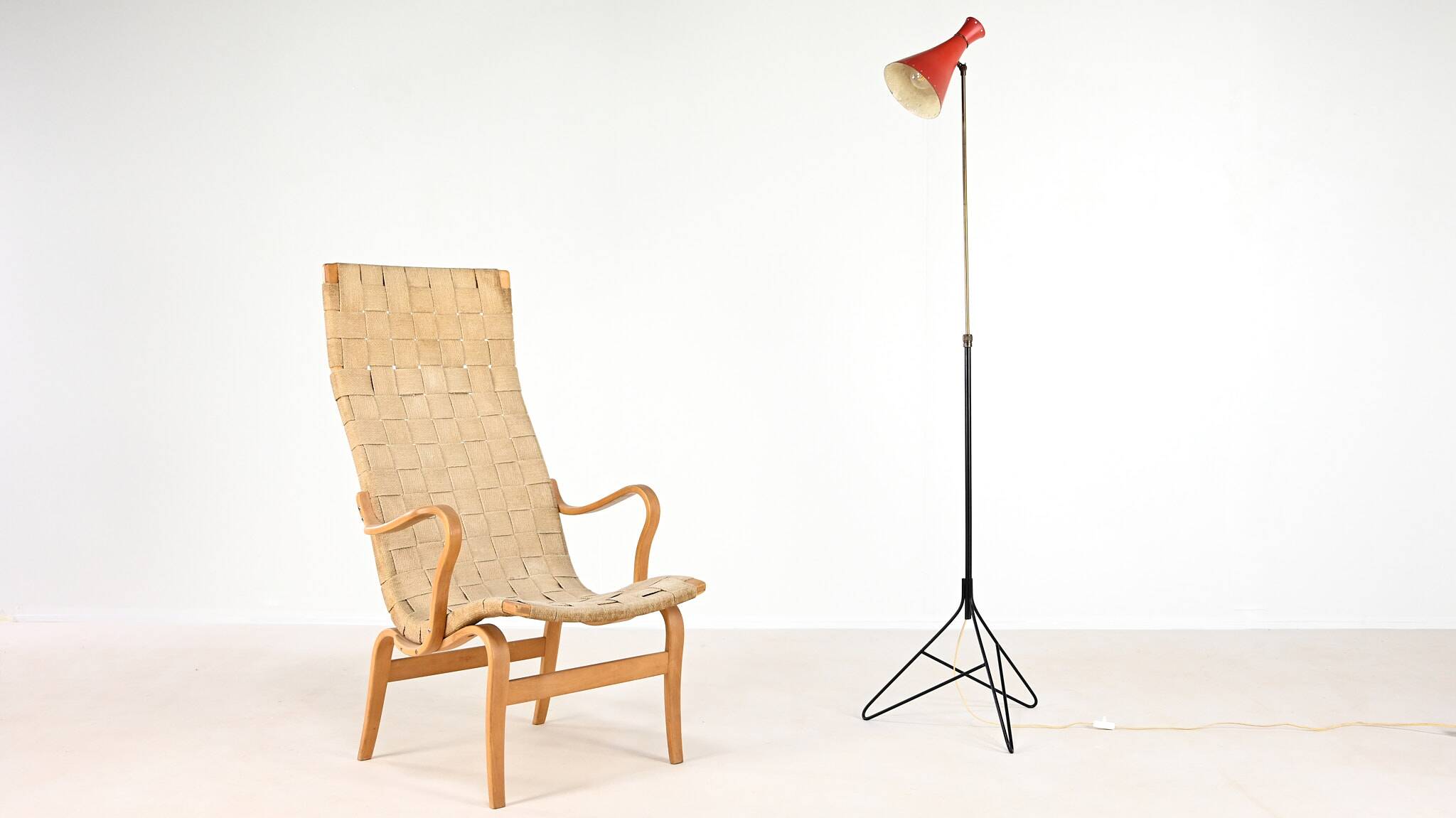 Lampadaire Diabolo dans le goût de Svend Aage Holm Sørensen, Danemark circa 1950