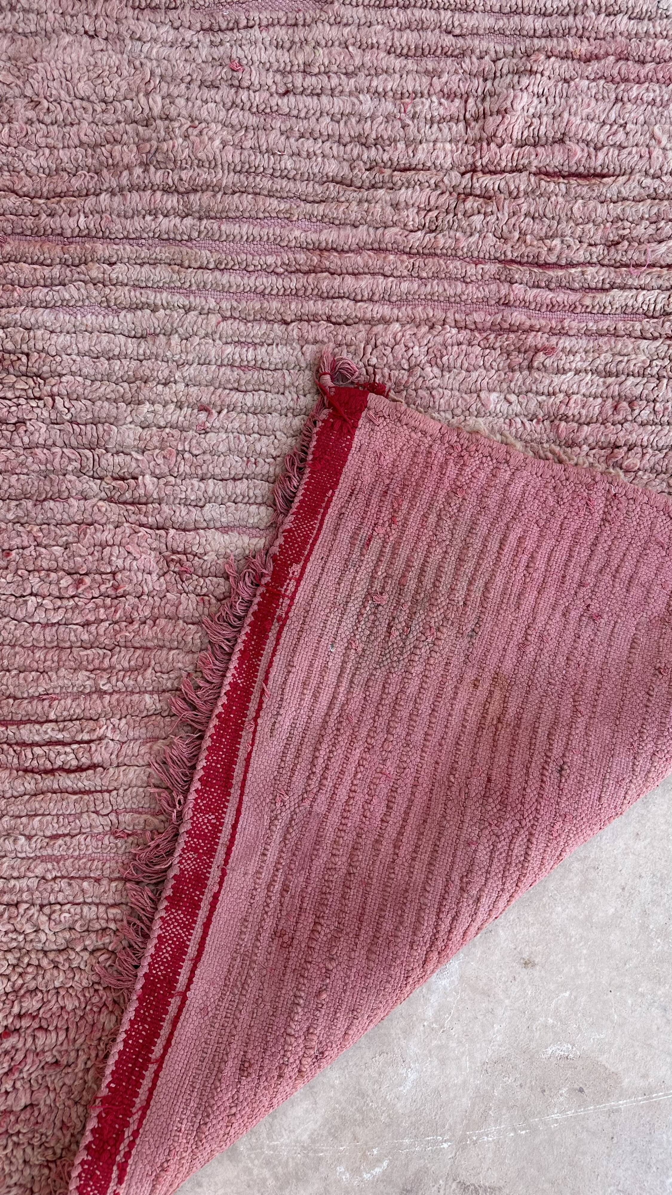 Moroccan red carpet - 108 x 232 cm