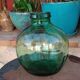 Grosse Bonbonne - Old Dame Jeanne with large neck, bubbled glass - 15 liters
