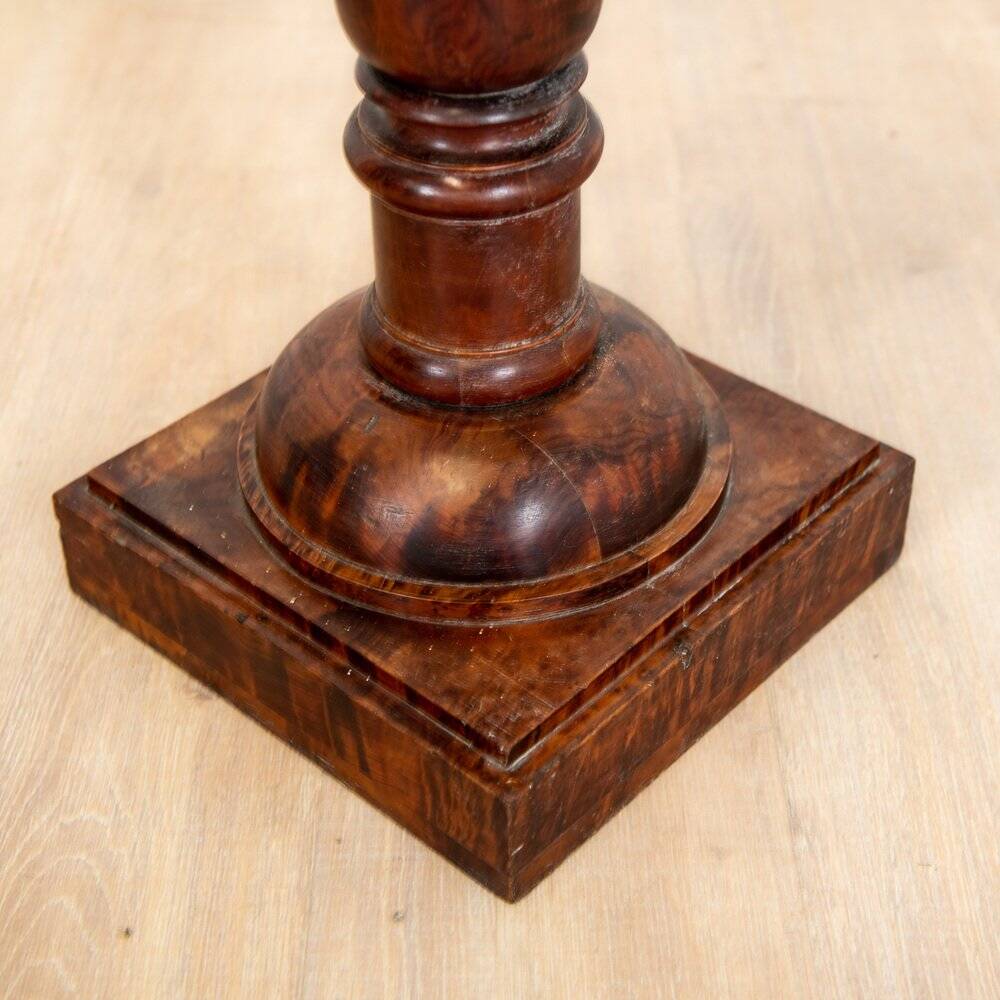 Napoleon III chair in Amboyna burl