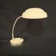 Desk lamp 50s 60s flexible brass metal beige vintage bedside casserole