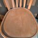 Set of two vintage bistro chairs in curved wood - baumann