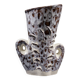 Vase with two handles in glazed ceramic - vallauris, marius giuge style fat lava