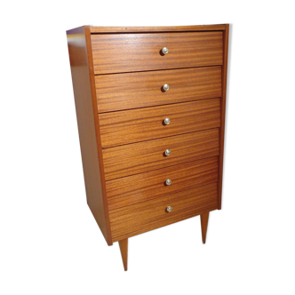 Vintage rag chest of drawers from the 60s stamped S.I.M.M.O.B