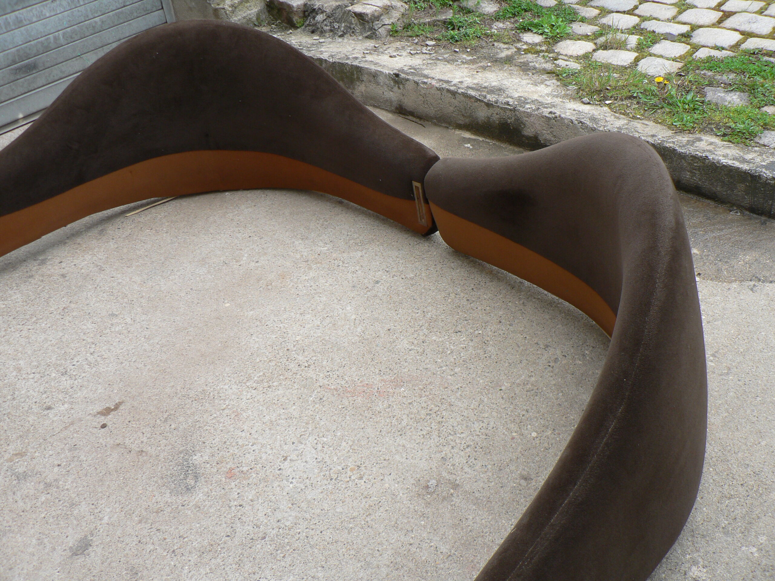 Lit anémone Govin Bernard vintage 200cm