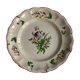 Assiette de Nevers en faïence fin XVIIIe siècle décor floral