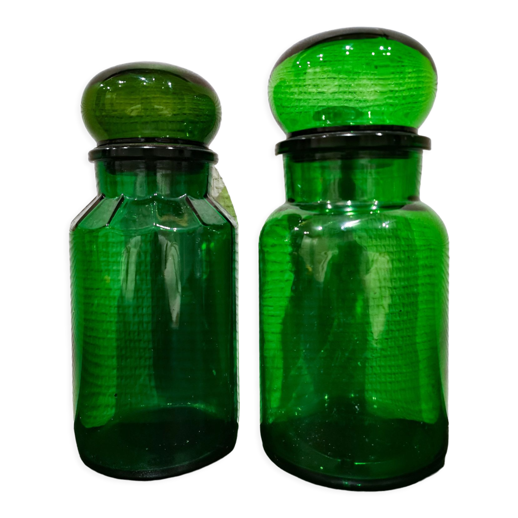 Apothecary glass jars