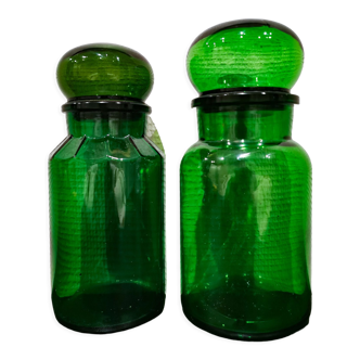 Apothecary glass jars