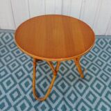 60s rattan coffee table