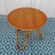 Table basse en rotin années 60