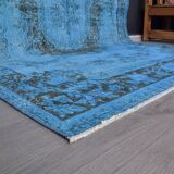 Blue Vintage Anatolian Floral Rug sku 2350