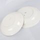 2 large round dishes of service, vegetable. Lunéville K & G model Œillets. French Antique