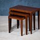 Nest Tables by Severin Hansen for Haslev Møbelsnedkeri, Denmark, 1960s, Set of 3