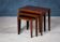 Tables Gigognes par Severin Hansen pour Haslev Møbelsnedkeri, Danemark, 1960s, Set de 3