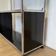 Etagère USM Haller en Noir Graphite