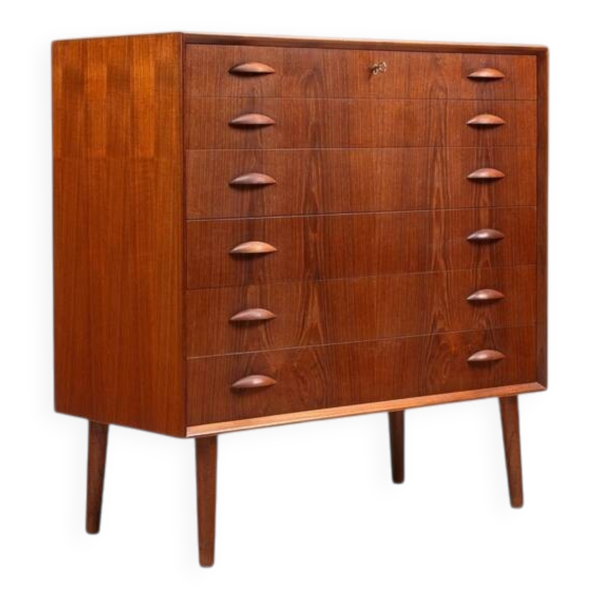 Commode Johannes Sorth en teck Nexo Mobelfabrik Danemark 1960