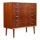 Johannes Sorth chest of drawers in teak Nexo Mobelfabrik Denmark 1960
