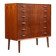 Johannes Sorth chest of drawers in teak Nexo Mobelfabrik Denmark 1960