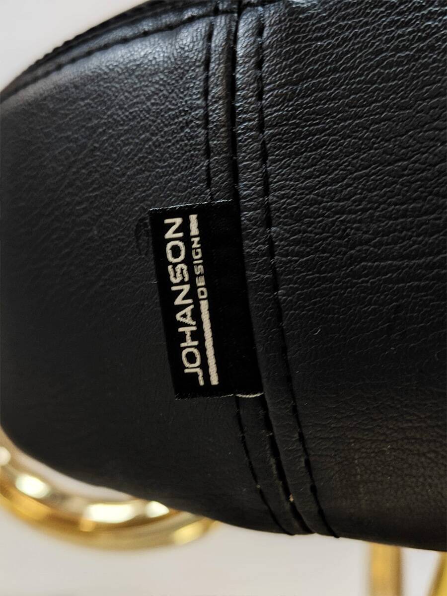 Swedish vintage design bar stools Borje Johanson