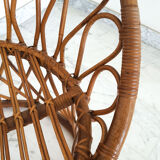 Pair rattan heaters 1960/1970