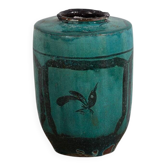Grand vase ancien vert turquoise (vers 1820) #30