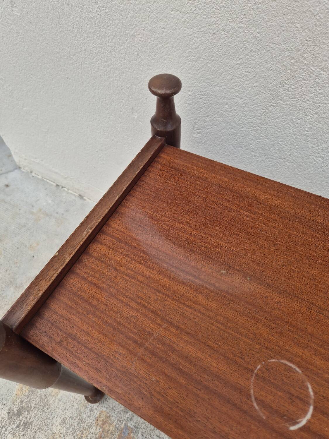 Pair of vintage 1970s Scandinavian style bedside tables