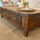 Wooden coffee table