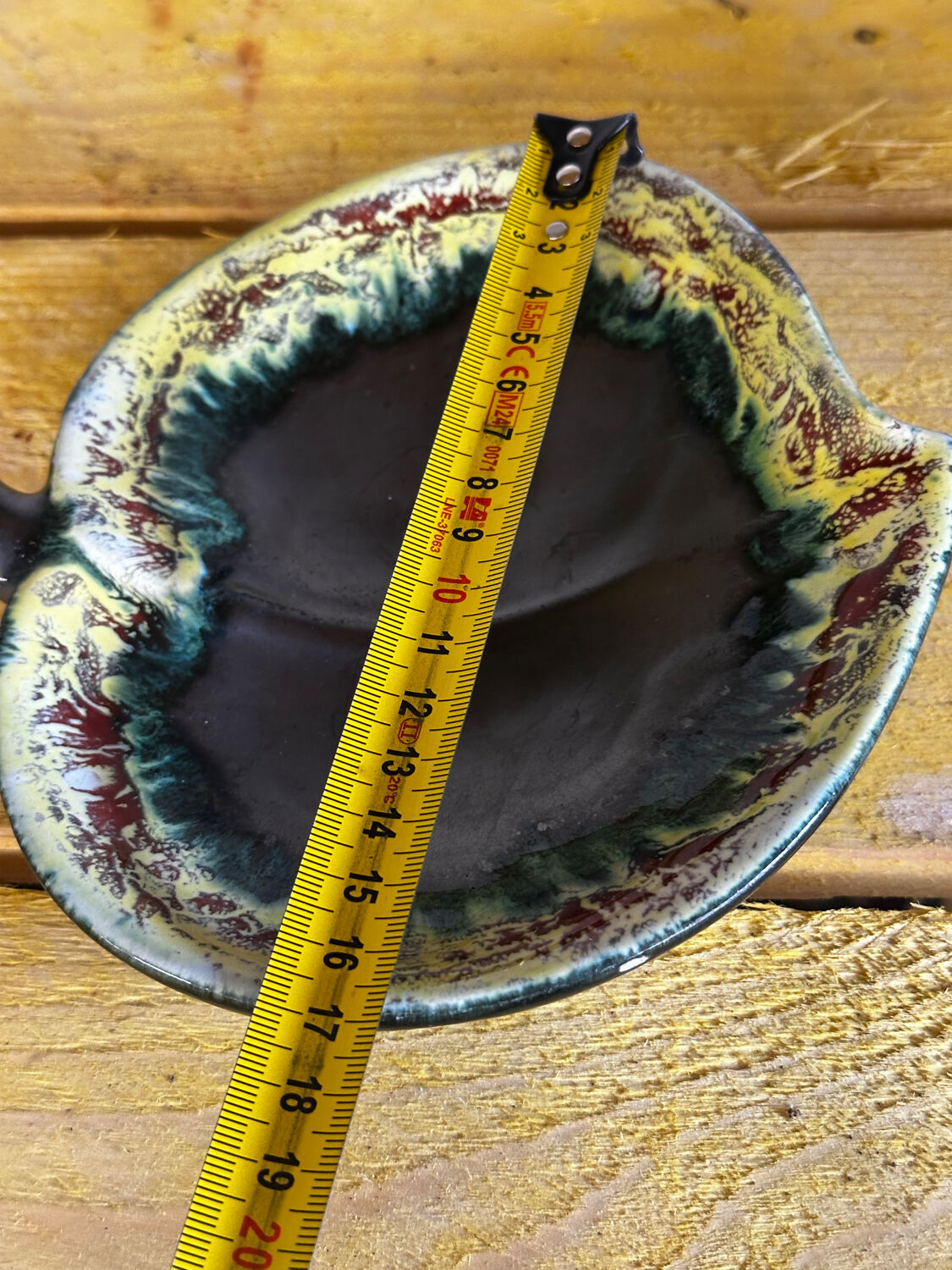 Vintage Ceramic Apple-Shaped Bowl/Trinket Dish