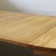 1960s vintage brutalist Danish extending oak dining table style Henning Kjærnulf