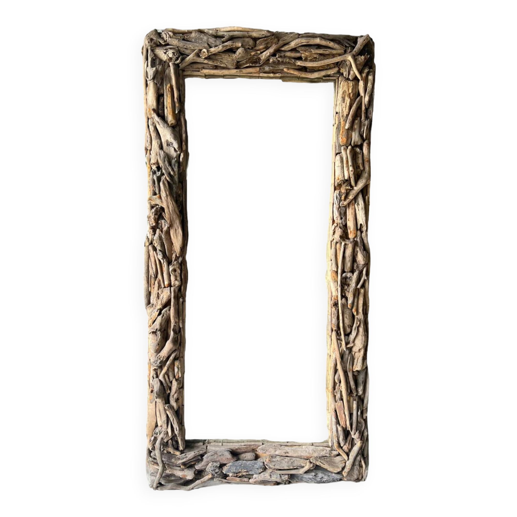 Bali driftwood mirror