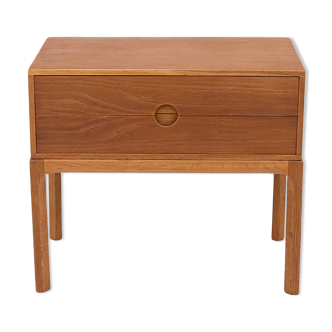 Console en chêne danois par Kai Kristiansen pour Aksel Kjersgaard