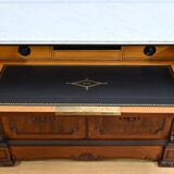 Buffet, commode, écritoire de propriété en acajou de style restauration, début XIXème